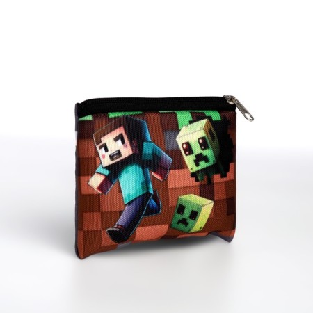 Wormy children's textile "Pixels", 11x9x0.5 cm-2