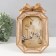 Polystone photo frame 10x15 cm "Esmeralda. Bant" Sand Gold 14x2.5x22.5 cm