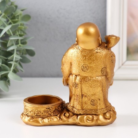 Souvenir Polystone candlestick per 1 candle d = 3.7 cm "Cash Hote" 12x6x12 cm-2