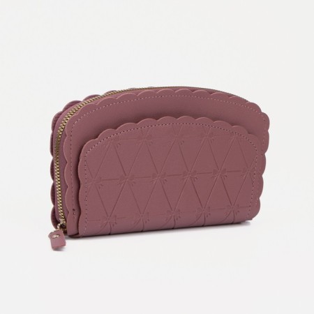 Women's wallet with lightning, pink color