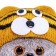 Soft toy "BABY BABY", in a hat tigerka, 20 cm