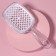 The comb massage, wide, ventilated, 8.5 × 20.5 cm, PVC box, color mix/transparent