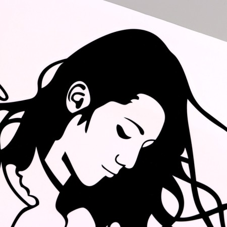 Stick 3D Interior girl 57*40cm-2