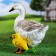Garden figure "Duck with ducklings" 28x30x17cm