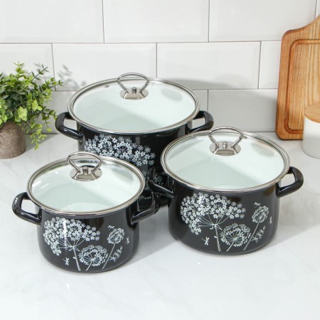 Set of pan "openwork", 3 subjects: 2.4 l, 3.4 l, 5 l