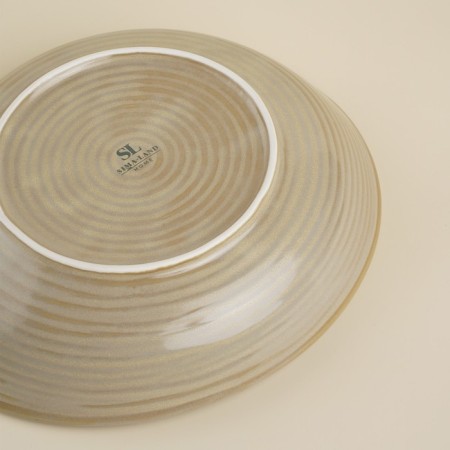 Deep porcelain SL Home "Sandy Breeze", 1.3 l, 26 × 24 × 6 cm, beige color-4
