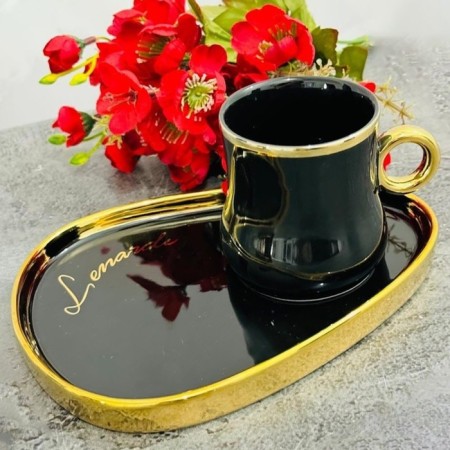 Lenardi coffee set, porcelain, 12 items