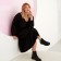 Women's dress Midy Mist Plus-Size, R.58, Black