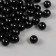 A set of beads "Pearls" d 10 mm, 250 gr, black