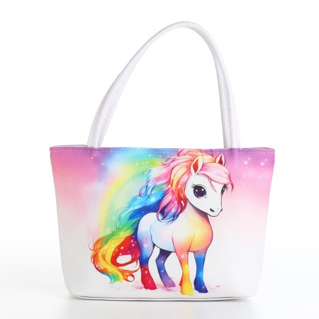 Bag Code Pony, 23*5*16, lightning department, white-1