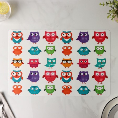 Serving napkin on the table "Owls", 42 × 27 cm-3