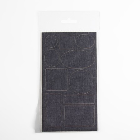 A set of jeans, adhesive, sheet 10 × 18 cm, 10 pcs, dark jeans color-3