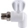 Ball Kalde Ball, polypropylene, d = 20 mm x 1/2 ", collapsible, corner, with a rolled nut