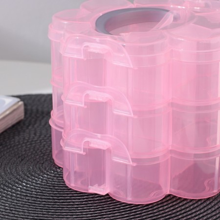 Organizer for storage "Clover", 3 tiers, 13 cells, 16.5 × 15 × 13 cm, color mix-1