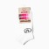 Women's socks shortened "pig", white color, rr 23-25