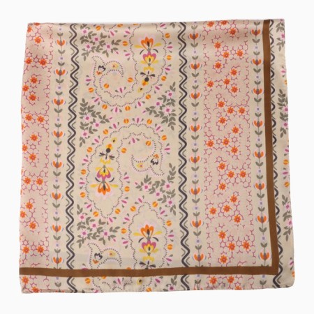 Women's scarf minku rr 70*70 cm, col. beige-2