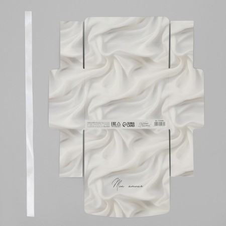 Gift folding box, packaging, "delicate silk", 16.5 x 12.5 x 5 cm-5