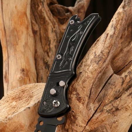 Folding “Piranha” Knock 16cm, Blade 67mm/1.2mm-4