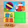Geobord "New Year's tasks" with interchangeable pictures and rubber bands, mix