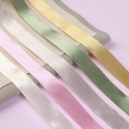 A set of satin ribbons “Warm Day”, 5 pcs, size 1 tape: 20 mm × 23 ± 1 m-1