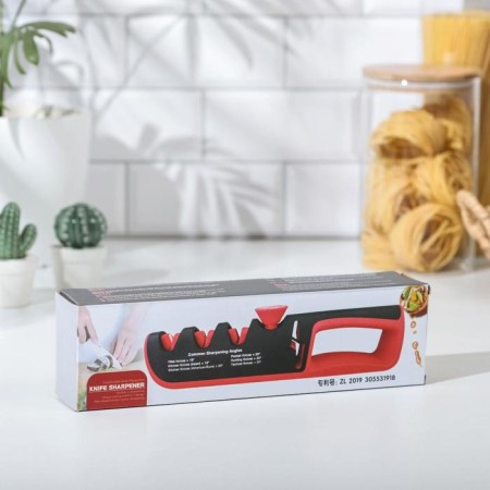 Hi-Tech sharpener, 4 in 1, with a sharpening angle regulator, mix color-13
