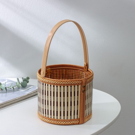 Basket for storage of the shares Nature, 15 × 15 × 12, bamboo-1