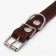 The collar is a single-layer leather, dimensionless, 56 x 2.5 cm, Osh 17-44 cm, brown