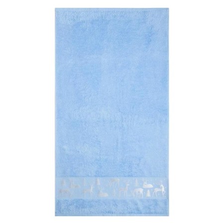 Terry towel "New Year: Deer" 50x90 cm, 100% cotton, 360g/m2-1
