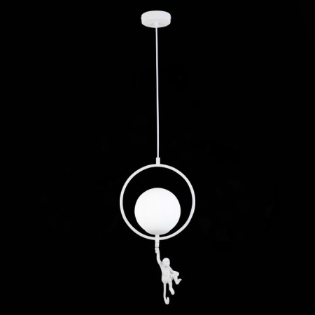 Suspension EVOLUCE. Sle115113-01. Tenato. 1x60 W, E27, 25x25x25 cm, white color-1
