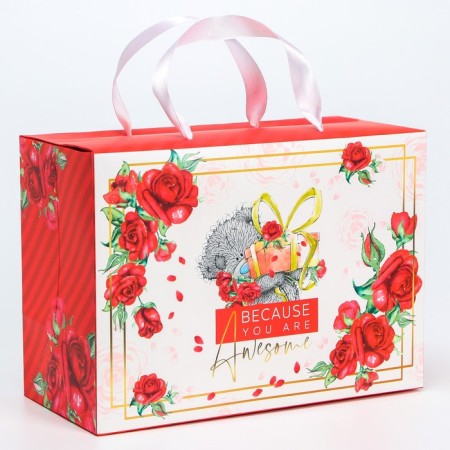 Package-Korobok, 28 x 20 x 13 cm "AWESOME", packaging, me to you-1
