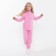 Costume (jumper, trousers) Children's launch, pink color, height 110 cm