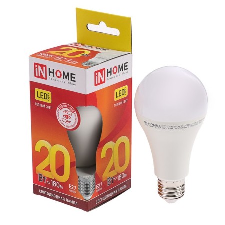 LED lamp In Home LED-A60-VC, E27, 20 W, 230 V, 3000 K, 1900 lm-5