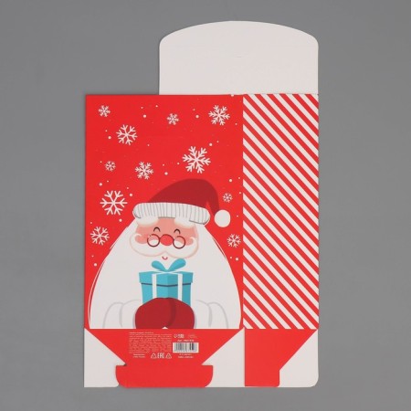 Folding box "Santa Claus", 15 x 7 x 22 cm, new year-7
