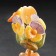 Souvenir VAZ "Rostock" with violets, 5 flowers, selenite