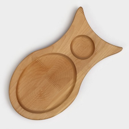 Board for the supply of fish products saturated with mineral oil, 33 × 18 cm, birch-7