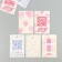 Cardboard "Hearts" set 10 pcs (5 types) 4x6 cm