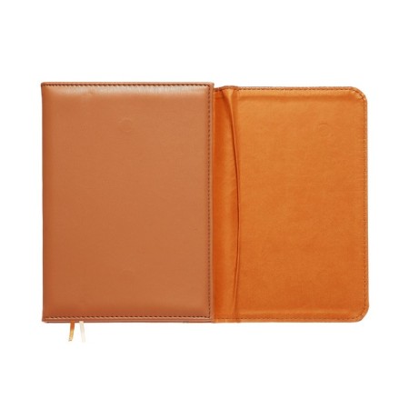 Leduced Diary A5, 160 sheets, Devente.irene, solid combined cover of artificial leather, cream block 70 g/m2, beige-3