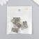 Decor for creativity Metal "Token - Luck" silver 2.5x1.4 cm