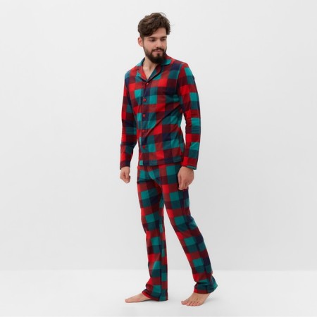 Pajama men's kaftan XMAS MOOD, size 48-3
