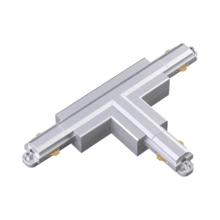 Connector (T-shaped) port 1-F, silver color