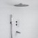 The shower system wasserkraft a178644 Thermo, built -in, thermostat, shower set, chrome