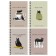 Note book A6, 120 sheets in the cage on the crest "Paise", covered cardboard, mix