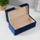 Casket Textile "Sea" blue 10x20x9 cm