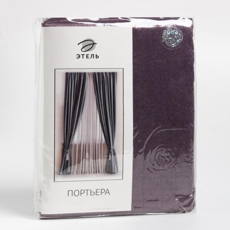 Curtain curtain Ethel "Classic" central violet, 250*265 cm, 100% p/e-4