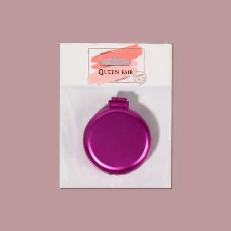 Massage comb “mother -of -pearl”, folding, with a mirror, d = 6 cm, color mix-11