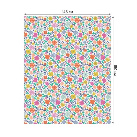 The tablecloth on the table “Mood - Spring”, rectangular, Saten, size 145x180 cm-1