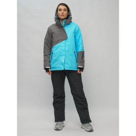 Ski suit female, size 60, blue color-27