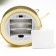 Nightlight "Love" LED from batteries 3haa gold 9.5x23x17.5 cm Risalux