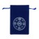 Tarot bag, “secret sign”, velvet, dark blue, 12x18 cm