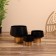 Kashpo on the stand "Chile" metal (set 3 pcs), diameter 30, 23 and 18 cm